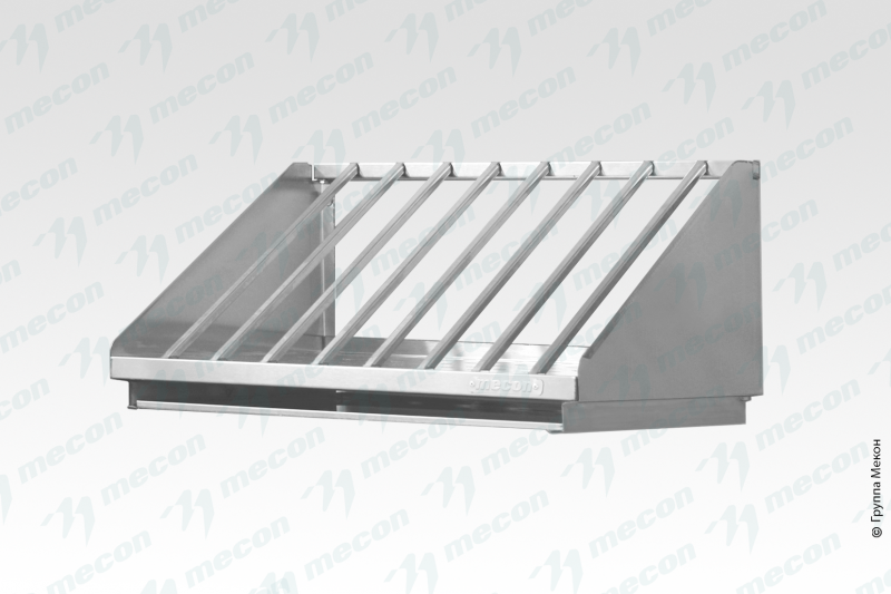 Сушка для крышек вертикальная СКВн - 600*400*260 "Norma Inox", нерж. сталь, 11 ячеек Сушка для крышек вертикальная СКВн - 600*400*260 "Norma Inox", нерж. сталь, 11 ячеек